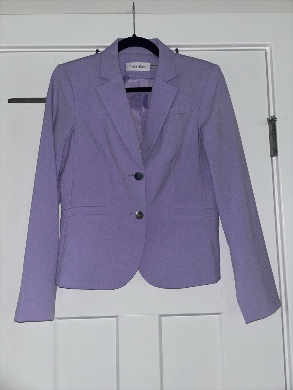Calvin Klein Lilac Two-Button Women's Blazer